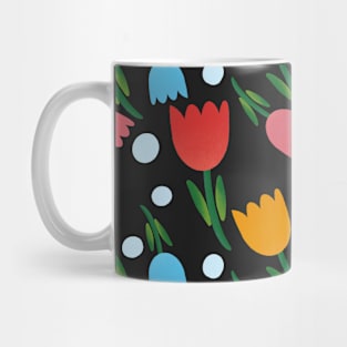 Flower Repeated Pattern Mug